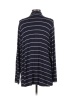 LOGO by Lori Goldstein Color Block Stripes Navy Blue Cardigan Size L - photo 2