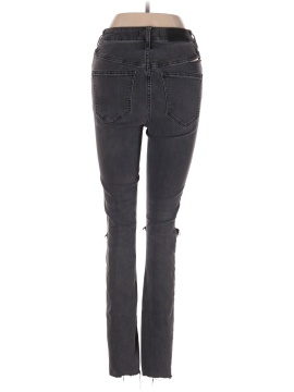 Madewell Curvy High-Rise Skinny Jeans in Black Sea (view 2)
