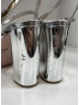 Prada Metallic Silver Heels Size 38.5 (EU) - photo 6