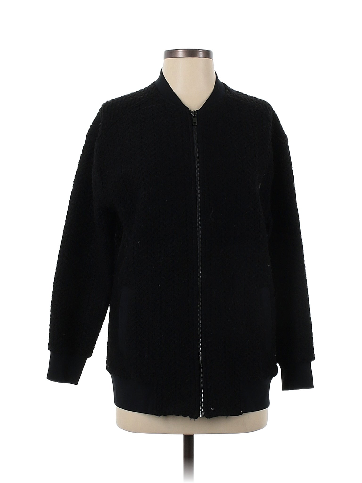 Madewell Solid Black Jacket Size S - 72% off | thredUP