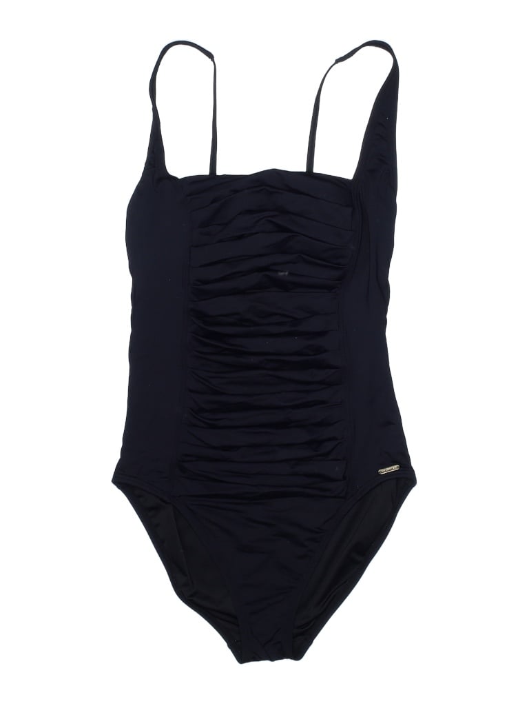 calvin klein red one piece swimsuit