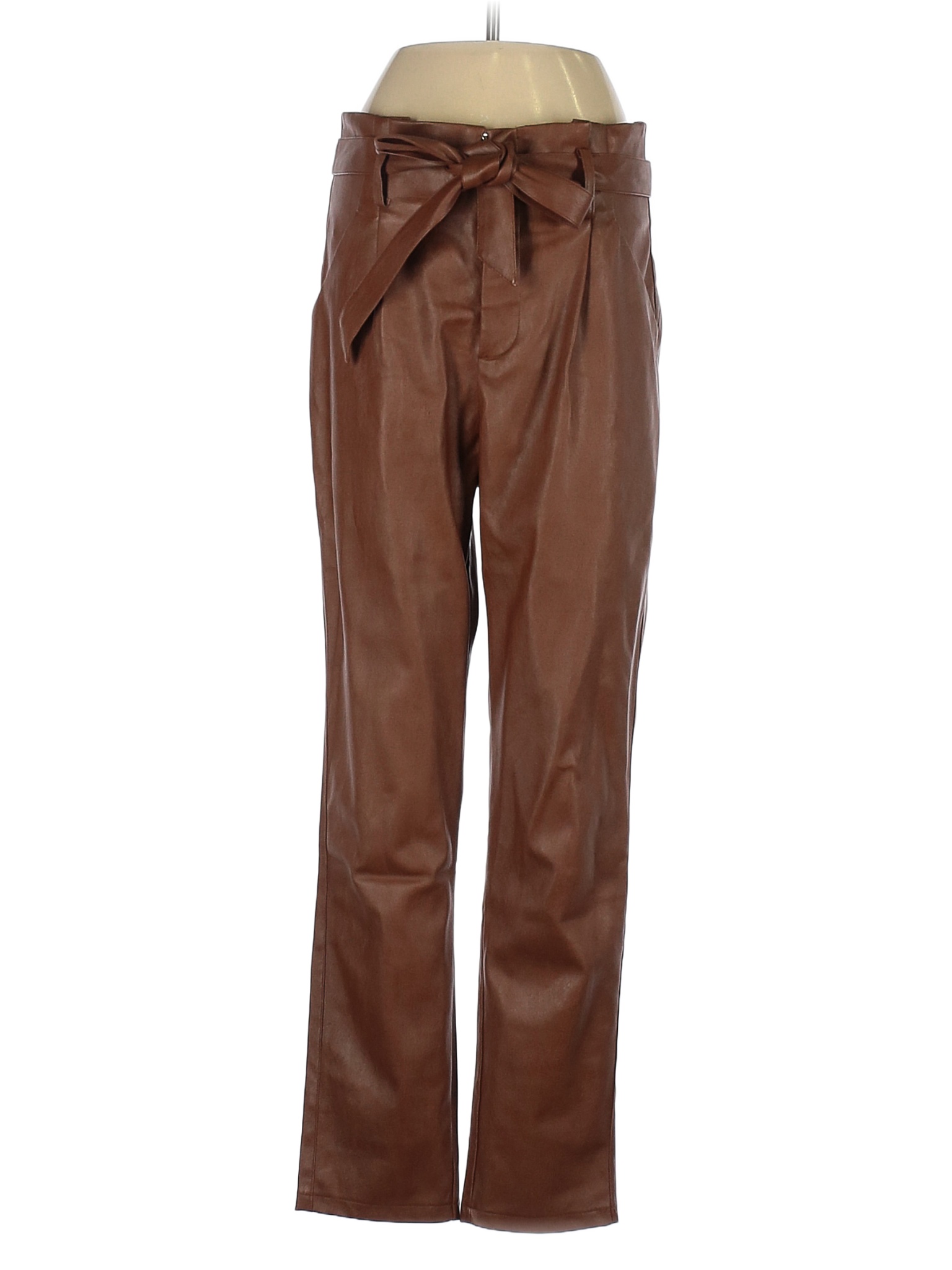 Louise Paris Vintage Lace Up Faux Leather Pants Size 10