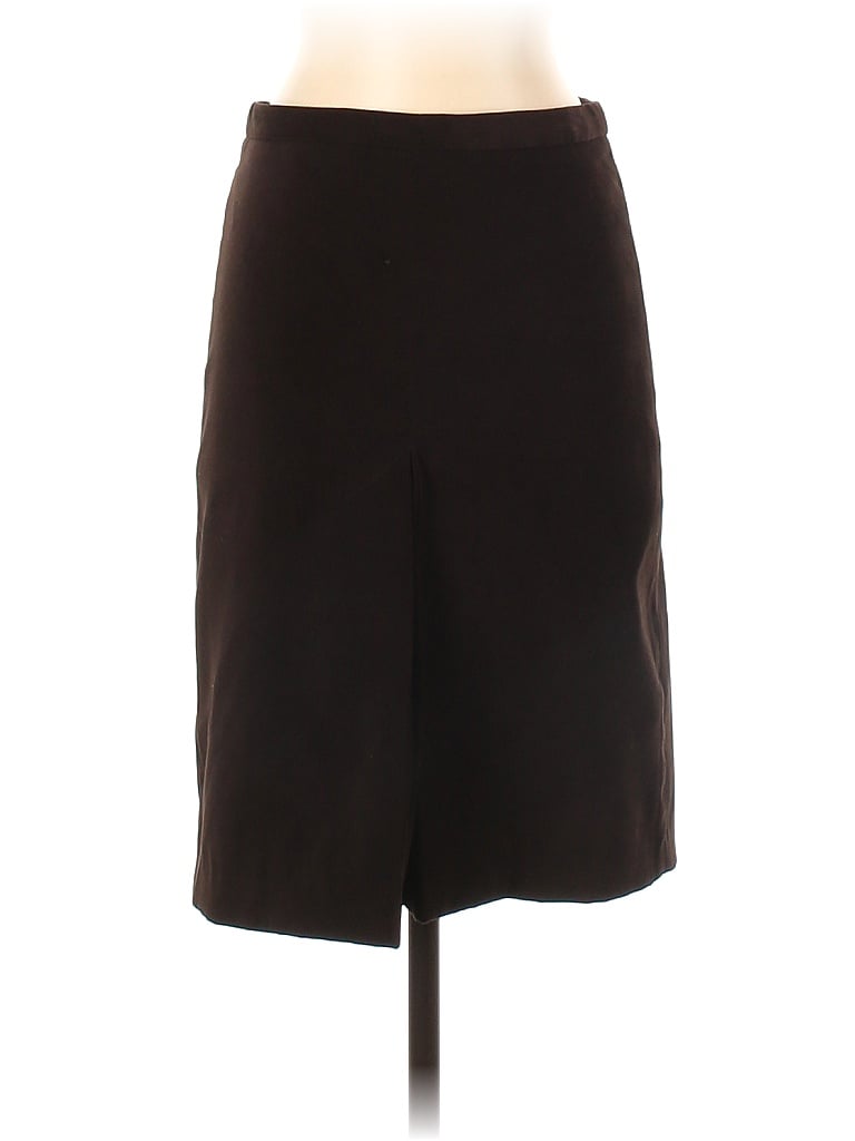 BCBGMAXAZRIA Solid Tortoise Brown Casual Skirt Size 0 - photo 1