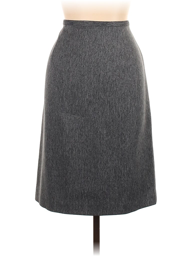 Shani Marled Solid Chevron herringbone Gray Formal Skirt Size 12 97 shani-marled-solid-chevron-herringbone-gray-formal-skirt-size-12-97