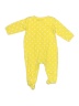 Carter's 100% Cotton Polka Dots Colored Yellow Short Sleeve Outfit Size 9 mo - photo 2