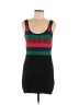 Built by Wendy 100% Cotton Stripes Color Block Black Casual Dress Size M - photo 1