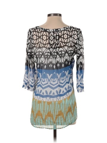Plenty By Tracy Reese 3/4 Sleeve Silk Top (view 2)