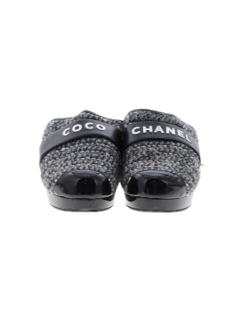 Chanel Tweed Patent Cap Toe Clog (view 2)