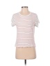 Wildfox 100% Cotton Stripes White Short Sleeve T-Shirt Size S - photo 1