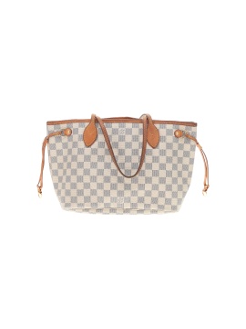 Louis Vuitton Coated Canvas Damier Azur Neverfull Tote Bag (view 2)