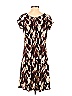 MICHAEL Michael Kors Acid Wash Print Batik Graphic Tie-dye Brown Casual Dress Size S (Petite) - photo 2