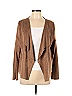 Jack by BB Dakota Solid Colored Brown Jacket Size L - photo 1