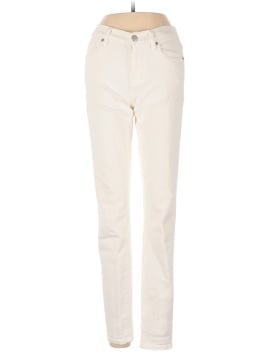 Madewell 8" Skinny Jeans in Pure White (view 1)