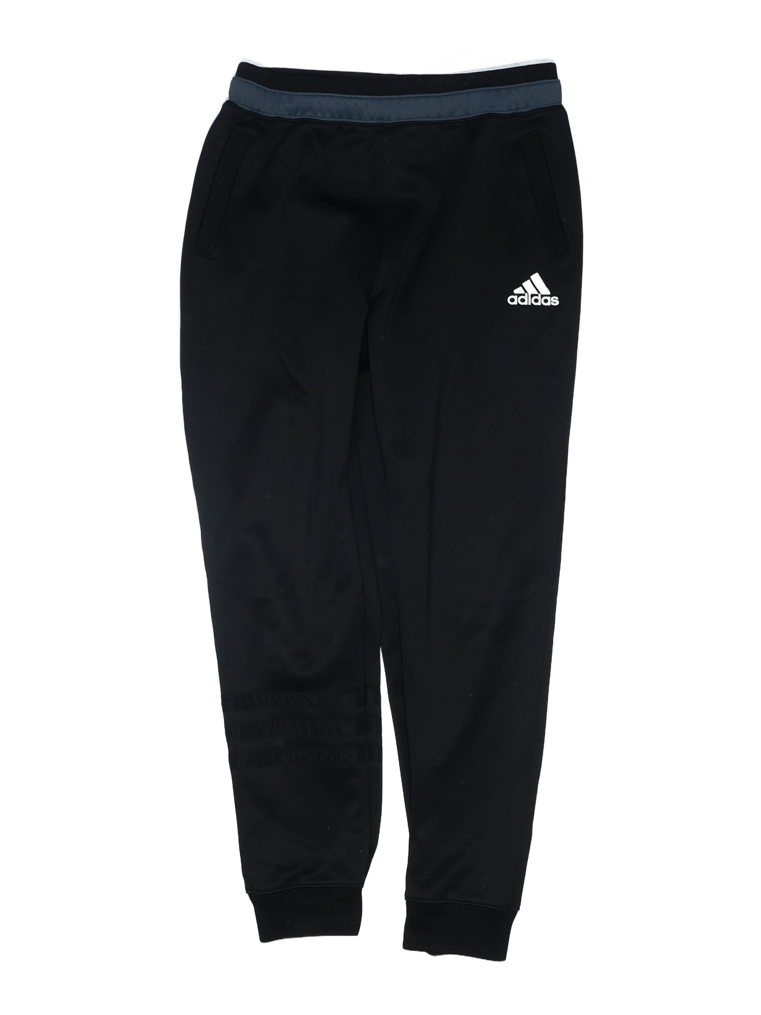 Adidas 100 Polyester Solid Black Active Pants Size 18 51 off thredUP