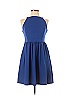 Fancyinn Solid Blue Casual Dress Size S - photo 1