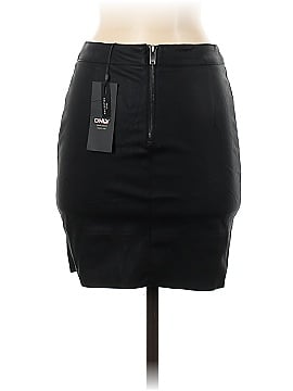 Only Faux Leather Skirt (view 2)