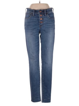 Madewell 9" High-Rise Skinny Jeans: Button-Through Edition (view 1)