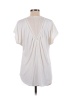 Meadow Rue Solid Ivory Short Sleeve Top Size M - photo 2