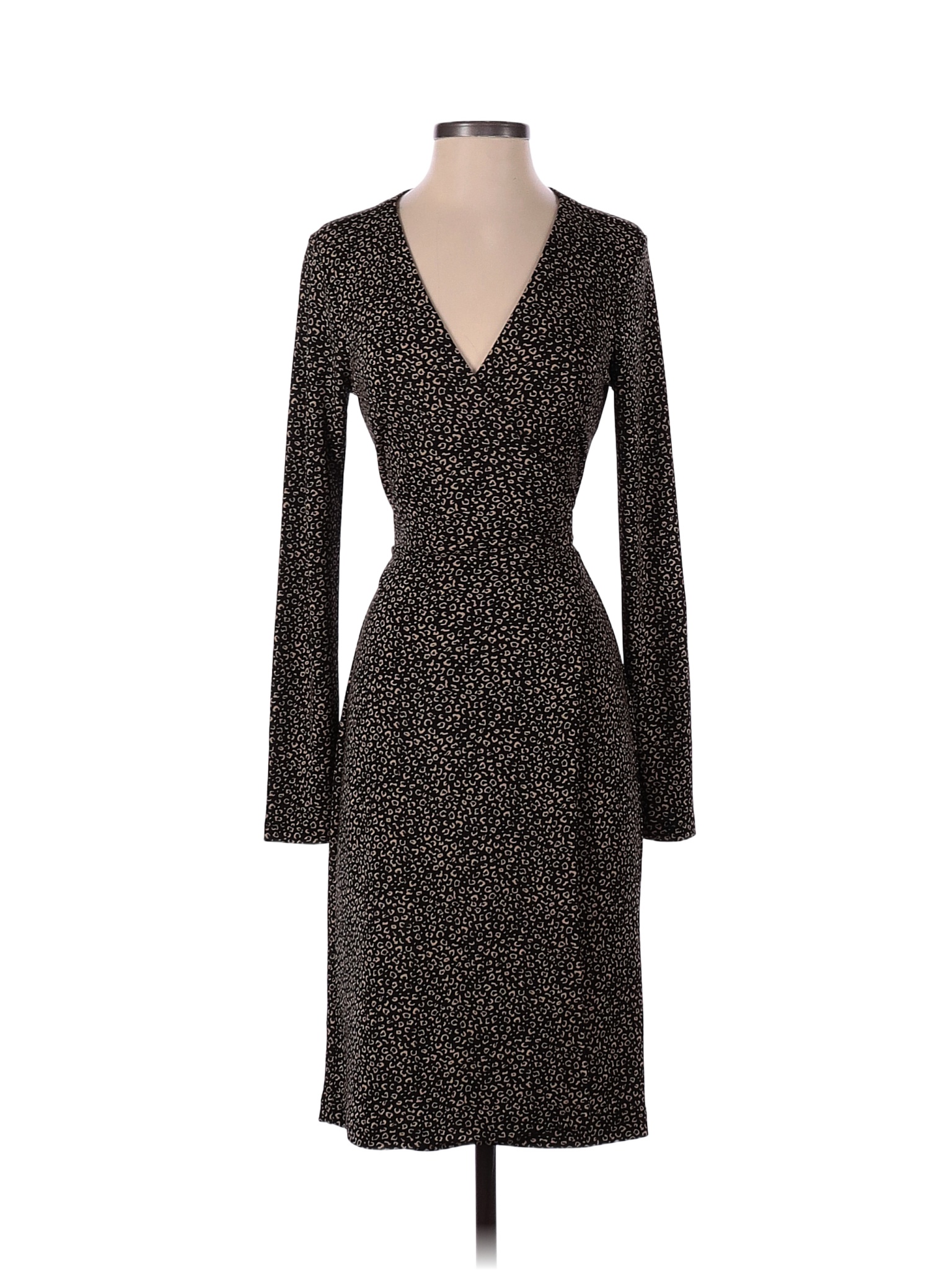 Ann Taylor Multi Color Black Casual Dress Size 2 - 75% off | thredUP