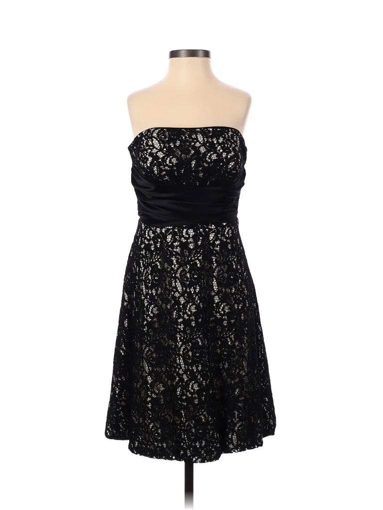 White House Black Market Solid Black Cocktail Dress Size 2 98 off