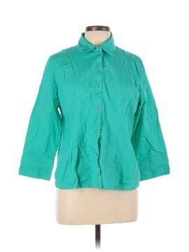 Kim Rogers Signature 3/4 Sleeve Button-Down Shirt (view 1)