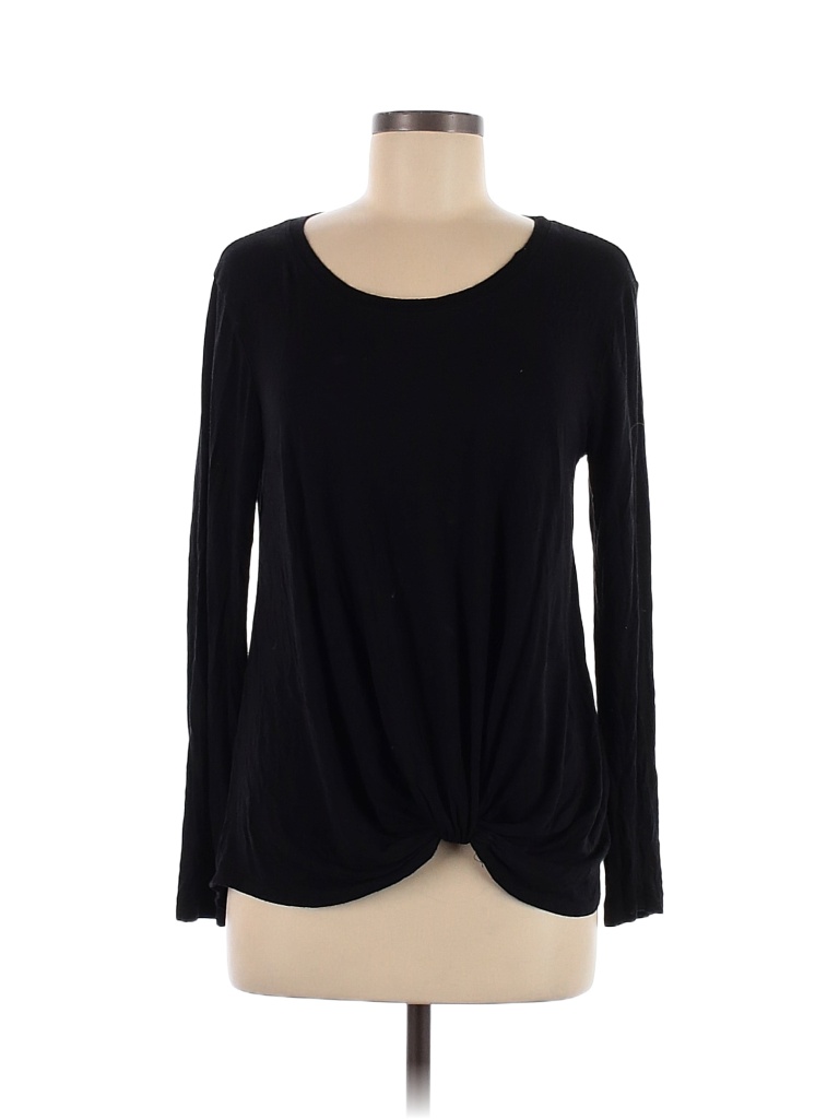Terez Solid Black Long Sleeve T-Shirt Size M - 78% off | thredUP
