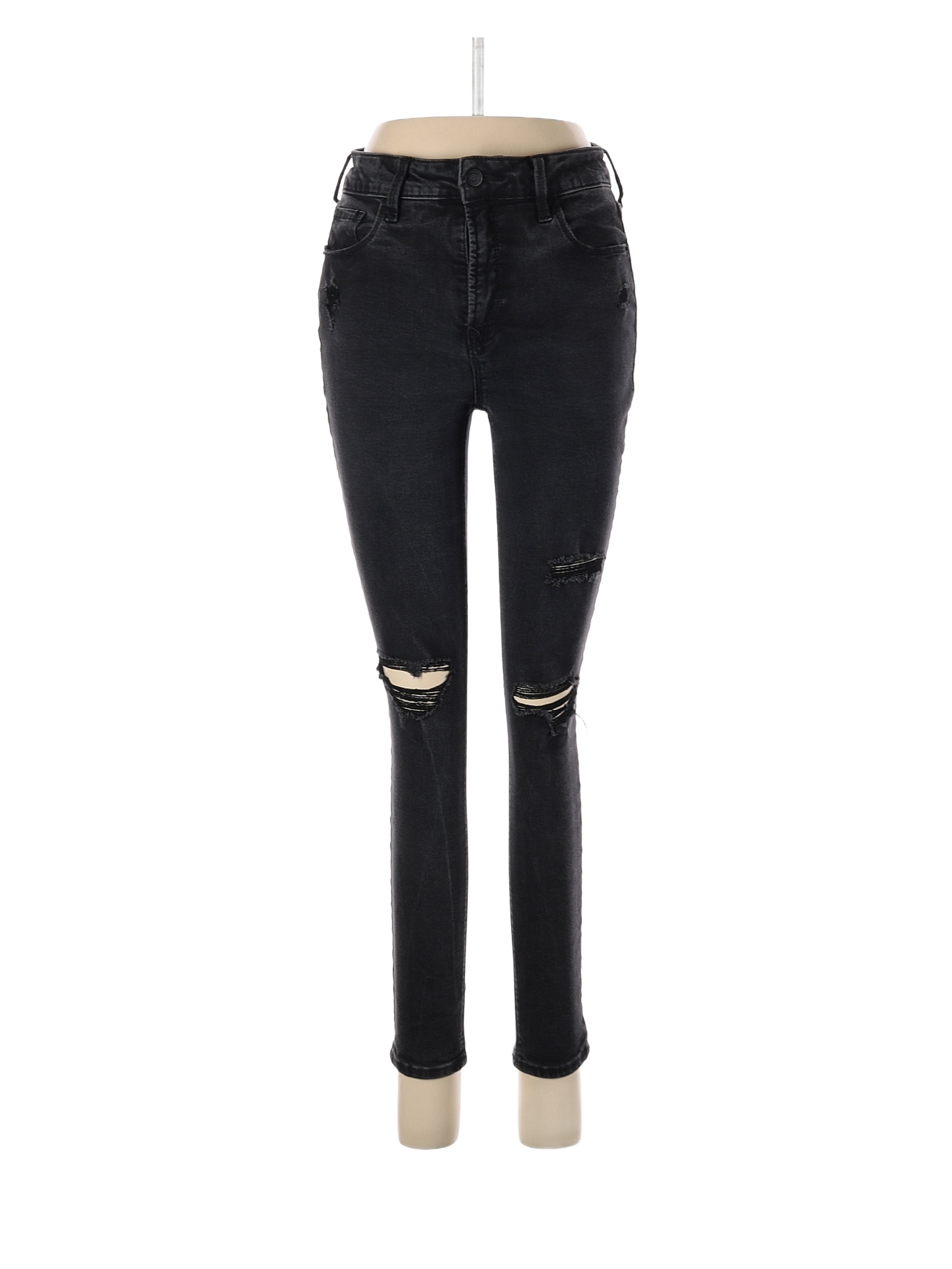 Old Navy Solid Black Jeans Size 8 (Petite) 64 off thredUP