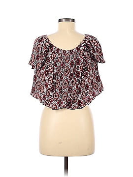 Simply Ruby Short Sleeve Blouse (view 2)