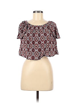 Simply Ruby Short Sleeve Blouse (view 1)