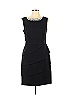 Connected Apparel Solid Black Cocktail Dress Size 10 - photo 1