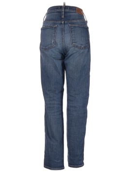 Madewell Slim Straight Jeans in William Wash (view 2)