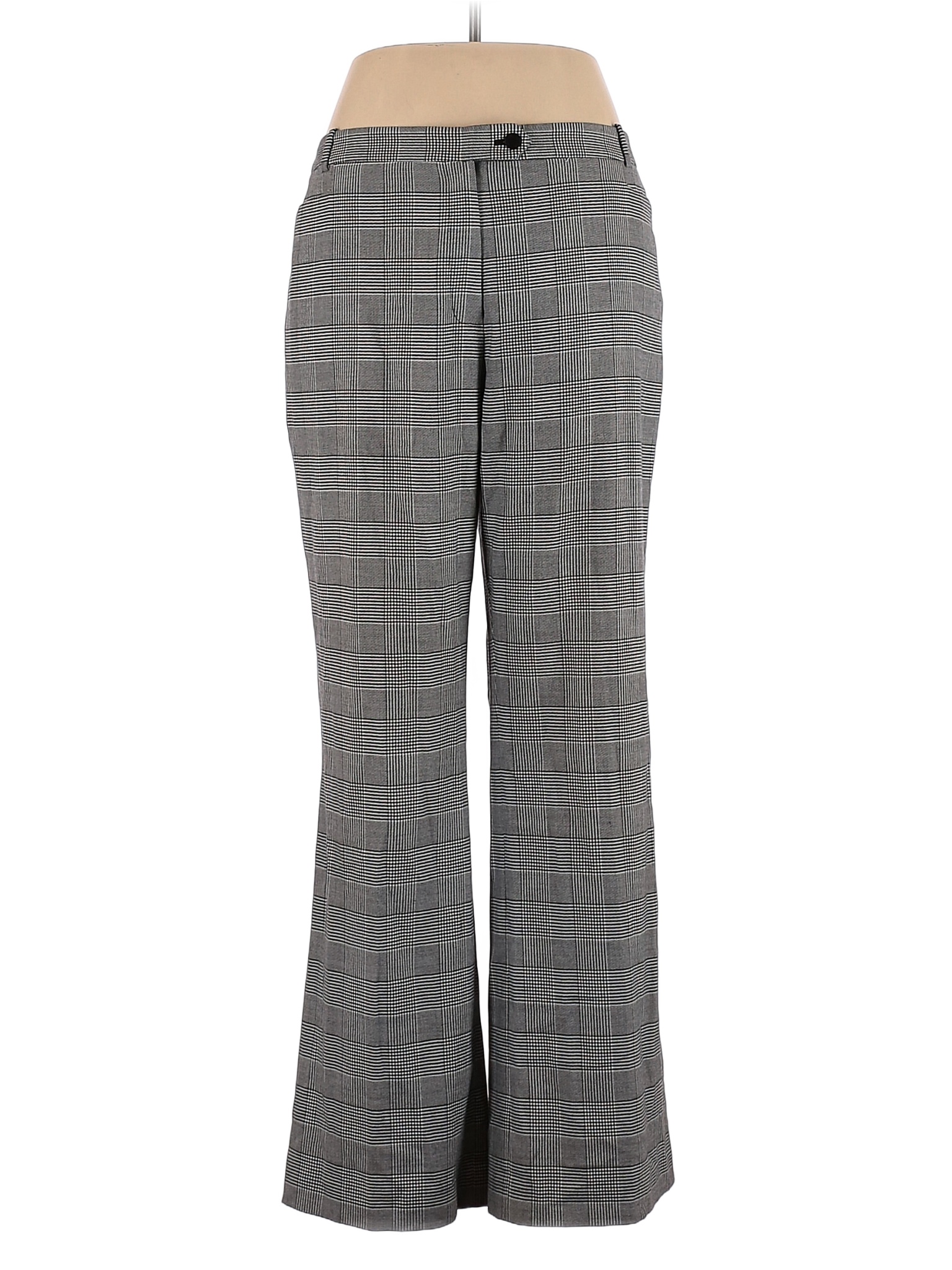 Calvin Klein Plaid Gray Dress Pants Size 16 - 77% off | thredUP