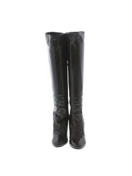 Jimmy Choo Patent Leather Knee High Boots (view 2)
