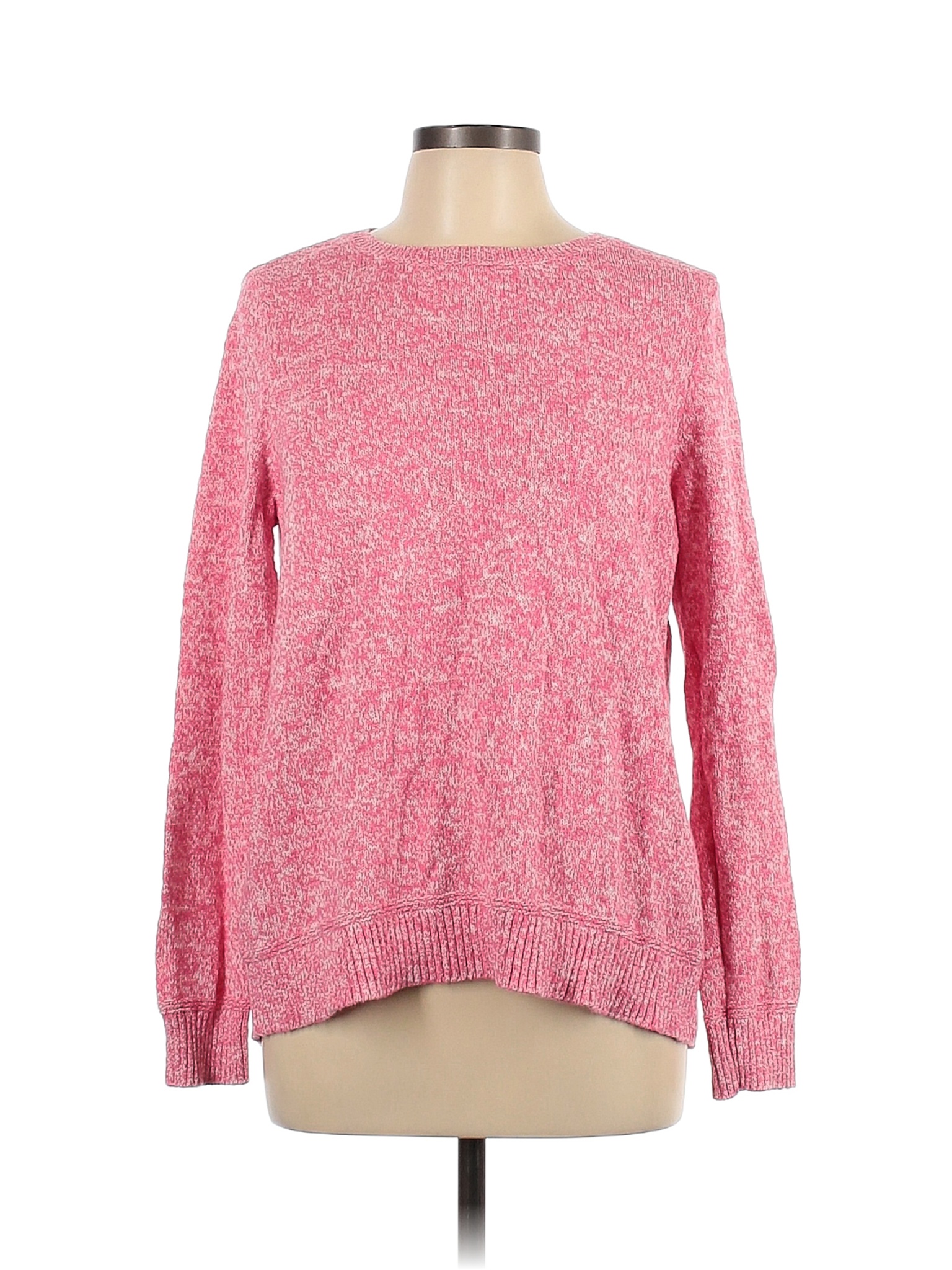 Ann Taylor LOFT Colored Pink Pullover Sweater Size L - 73% Off | ThredUP