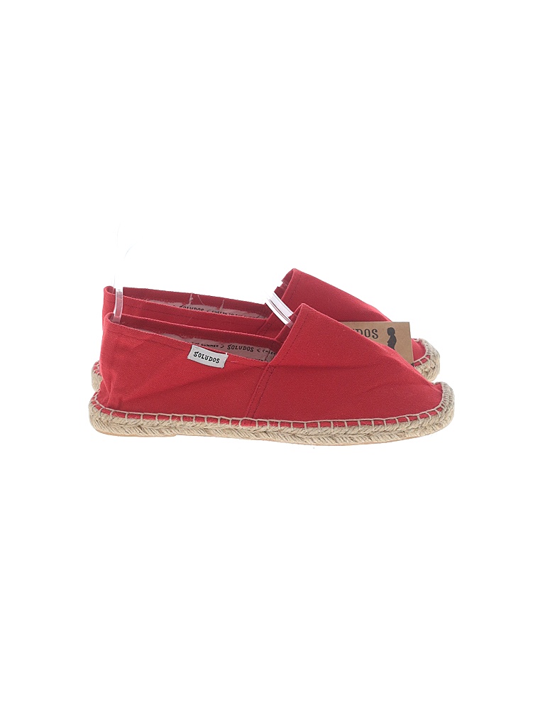Soludos Solid Red Flats Size 39 (EU) - photo 1