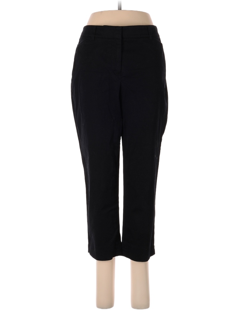Pre-owned Talbots Khaki Pant In Black