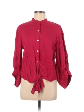 Karen Kane Long Sleeve Button-Down Shirt (view 1)