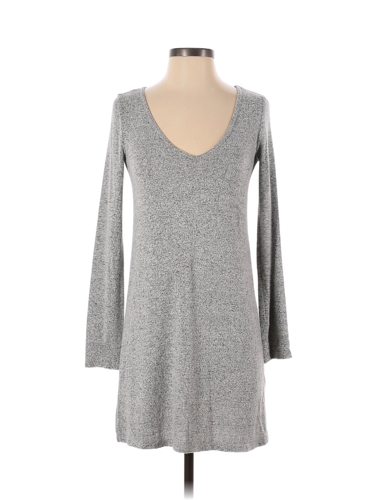 Pre-owned Abercrombie & Fitch Casual Dress In Gray