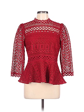 Moulinette Soeurs by Anthropologie 3/4 Sleeve Blouse (view 1)