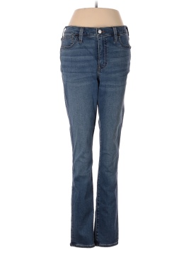 Madewell Tall 9" Mid-Rise Roadtripper Supersoft Skinny Jeans in Hastings Wash (view 1)