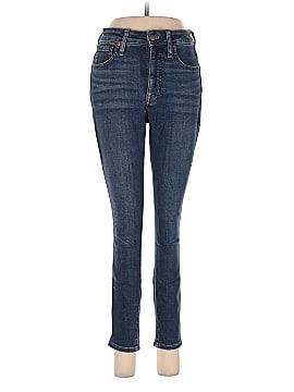 Madewell Petite Curvy High-Rise Skinny Jeans in Cordell Wash: Heatrich Denim Edition (view 1)
