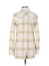 Mountain Hardwear 100% Cotton Checkered-gingham Multi Color Tan Long Sleeve Button-Down Shirt Size XS - photo 2