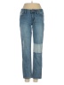 Gap Outlet 100% Cotton Solid Blue Jeans 25 Waist - photo 1