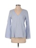 Zara Blue Long Sleeve Blouse Size S - photo 1