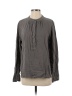 Current/Elliott 100% Cotton Gray Long Sleeve Blouse Size Sm (1) - photo 1