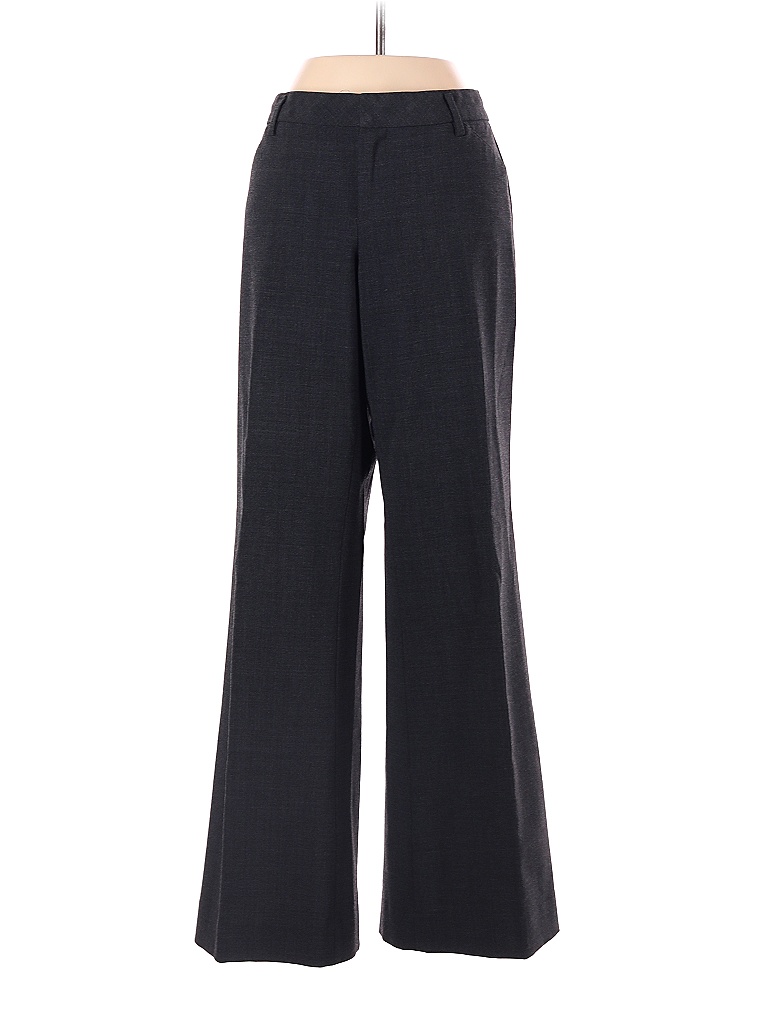 Gap Solid Black Gray Dress Pants Size 4 80 off thredUP