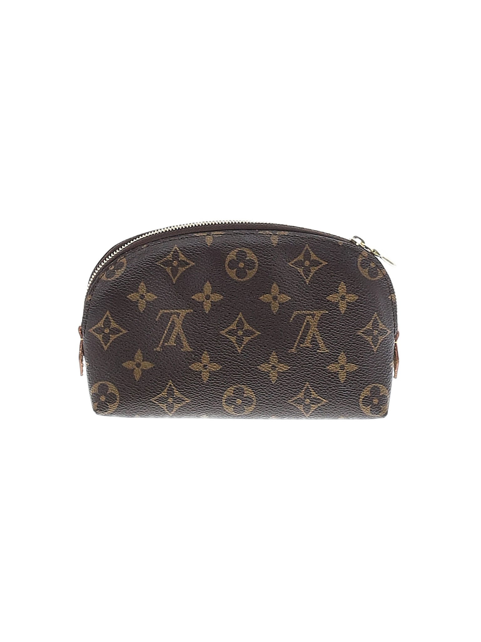 Louis Vuitton 100% Coated Canvas Brown Cosmetic Pouch One Size - 53% off