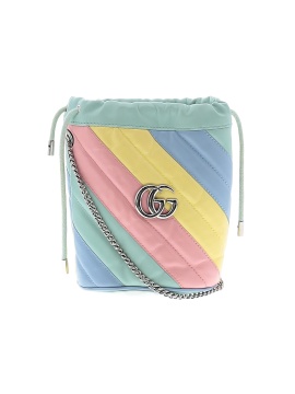 Gucci Mini Multicolor GG Marmont Bucket Bag (view 1)