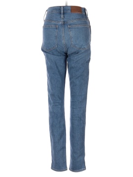 Madewell 10" High-Rise Skinny Jeans in Dewitt Wash: Button-Front TENCEL&trade; Denim Edition (view 2)