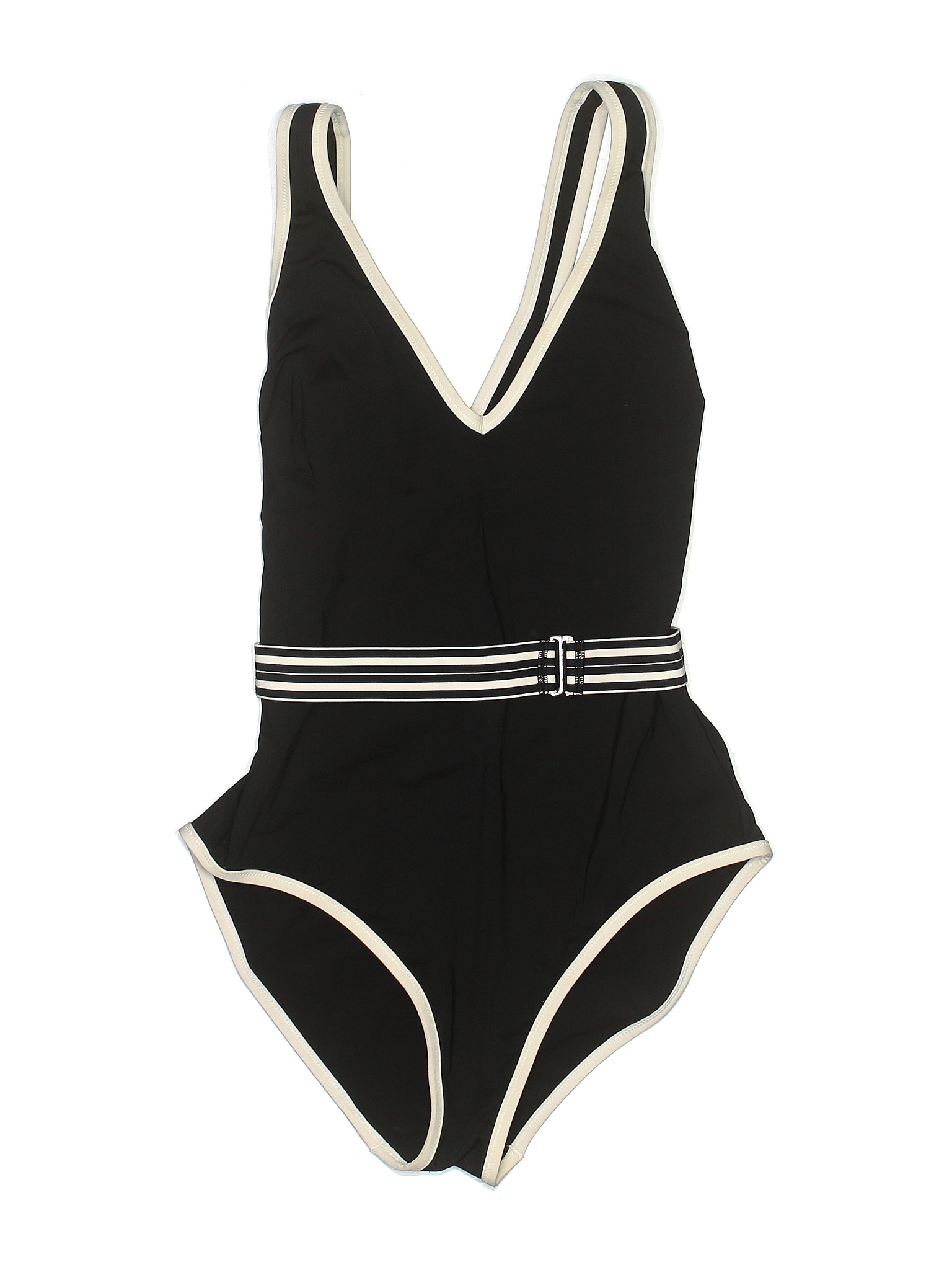 Athleta Solid Black One Piece Swimsuit Size S 42 Off Thredup 7581